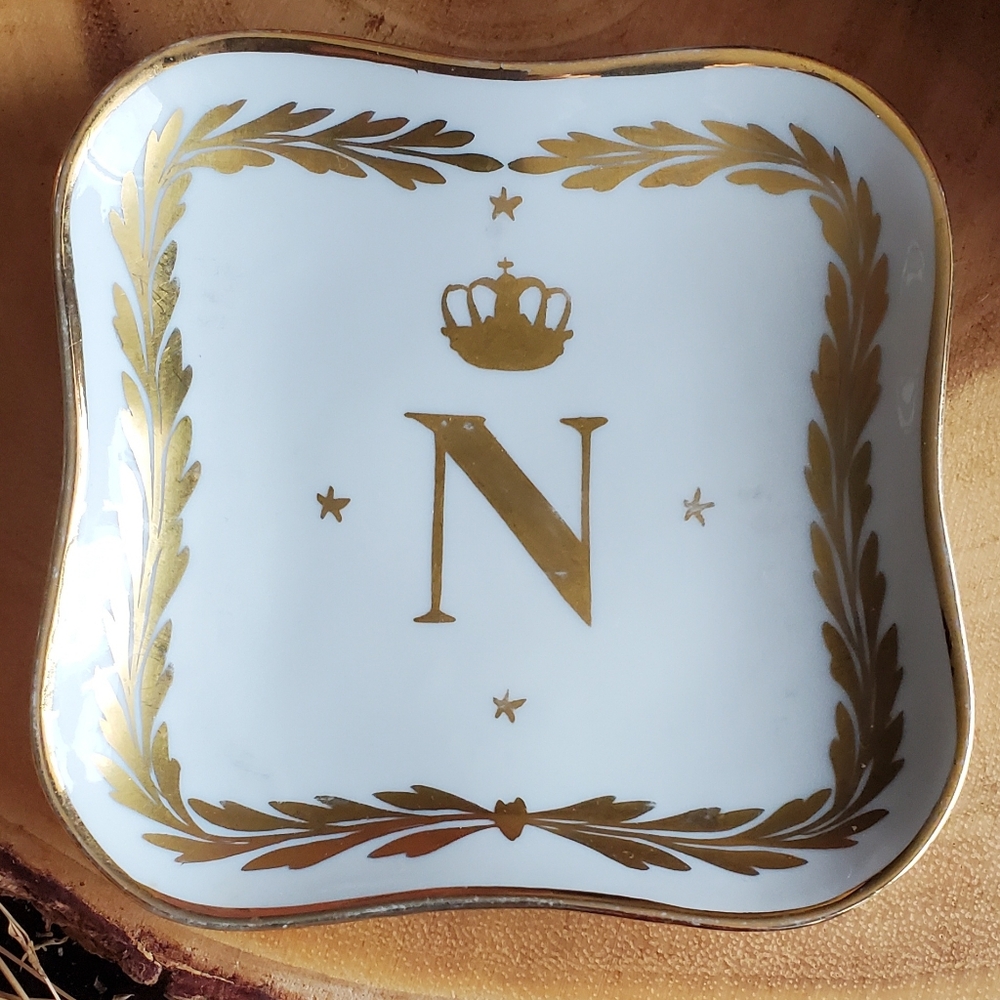 Vintage French Limoges Napolean Trinket Dish